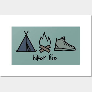 Hiker Life Posters and Art